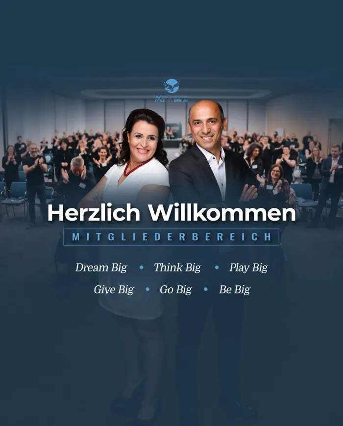 Herzlich willkommen im Mitgliederbereich von Javid Niazi-Hoffmann